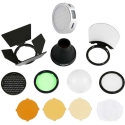 Lighting Equipment - Godox R1 RGB Round LED Light with AK R1 Set Lighting Equipment - Godox R1 RGB Round LED Light with AK R1 Set