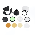 Lighting Equipment - Godox R1 RGB Round LED Light with AK R1 Set Lighting Equipment - Godox R1 RGB Round LED Light with AK R1 Set