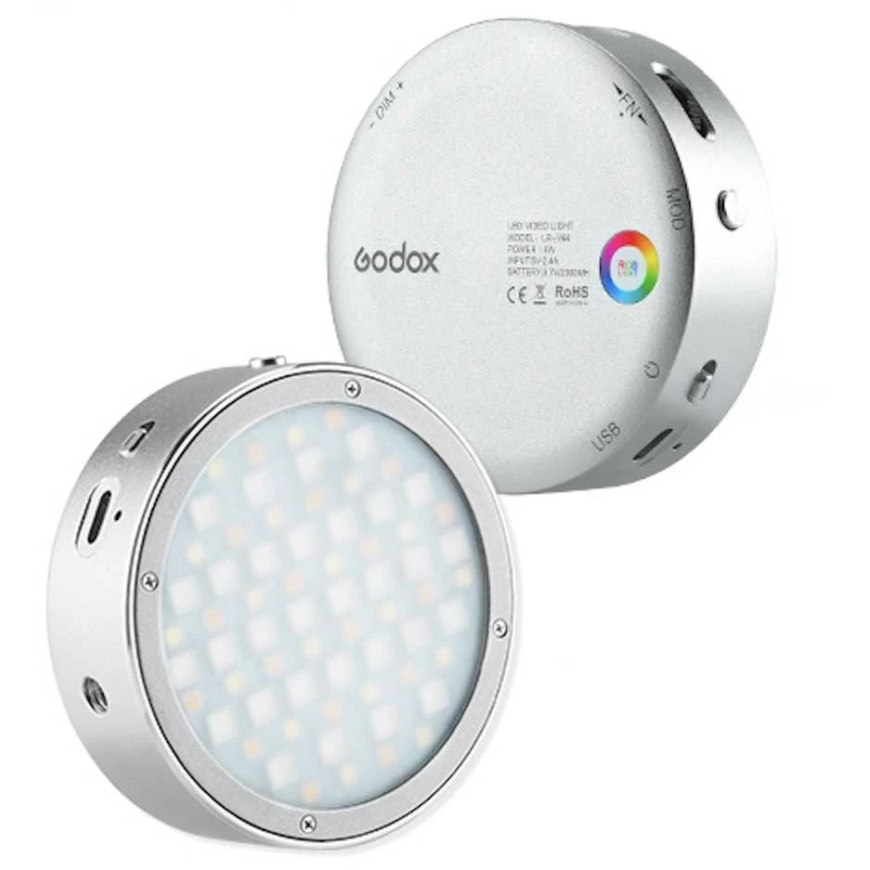 Apgaismojuma iekārtas - Godox R1 RGB apaļā LED gaisma ar AK R1 komplektu – 3