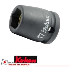 hexagonal impact socket with magnet 1/2" M17, Koken [14400MG 17]