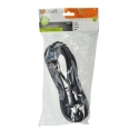 Solight flex-kaapeli, 2x 1mm2, kuminen, musta, 5m Solight flex-kaapeli, 2x 1mm2, kuminen, musta, 5m