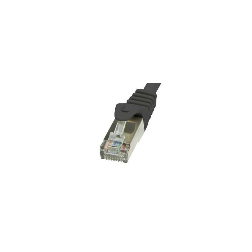 LogiLink 0.25m Cat.6 F/UTP RJ45 võrgukaabel Must 0,25 m Cat6 F/UTP (FTP)