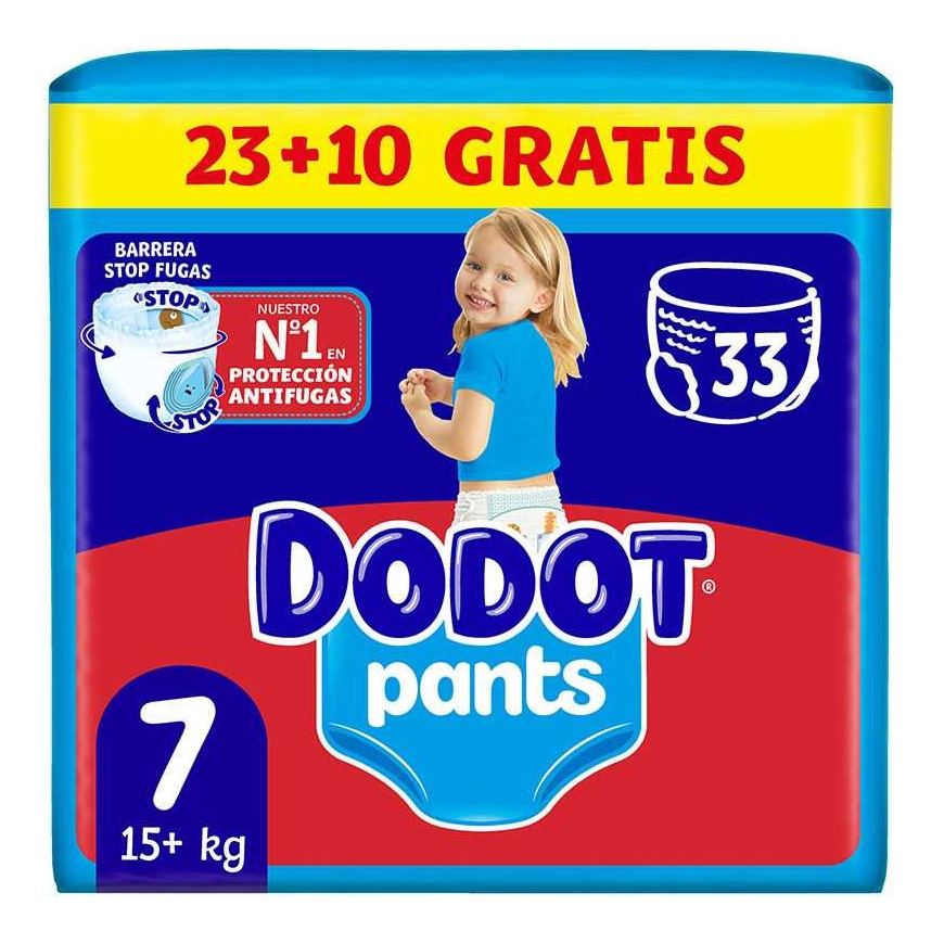 DODOT PANTS mähkmed-püksikud suurus 7 +17 kg 33 tk