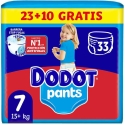 DODOT PANTS vaippöksyt koko 7 +17 kg 33 kpl DODOT PANTS vaippöksyt koko 7 +17 kg 33 kpl