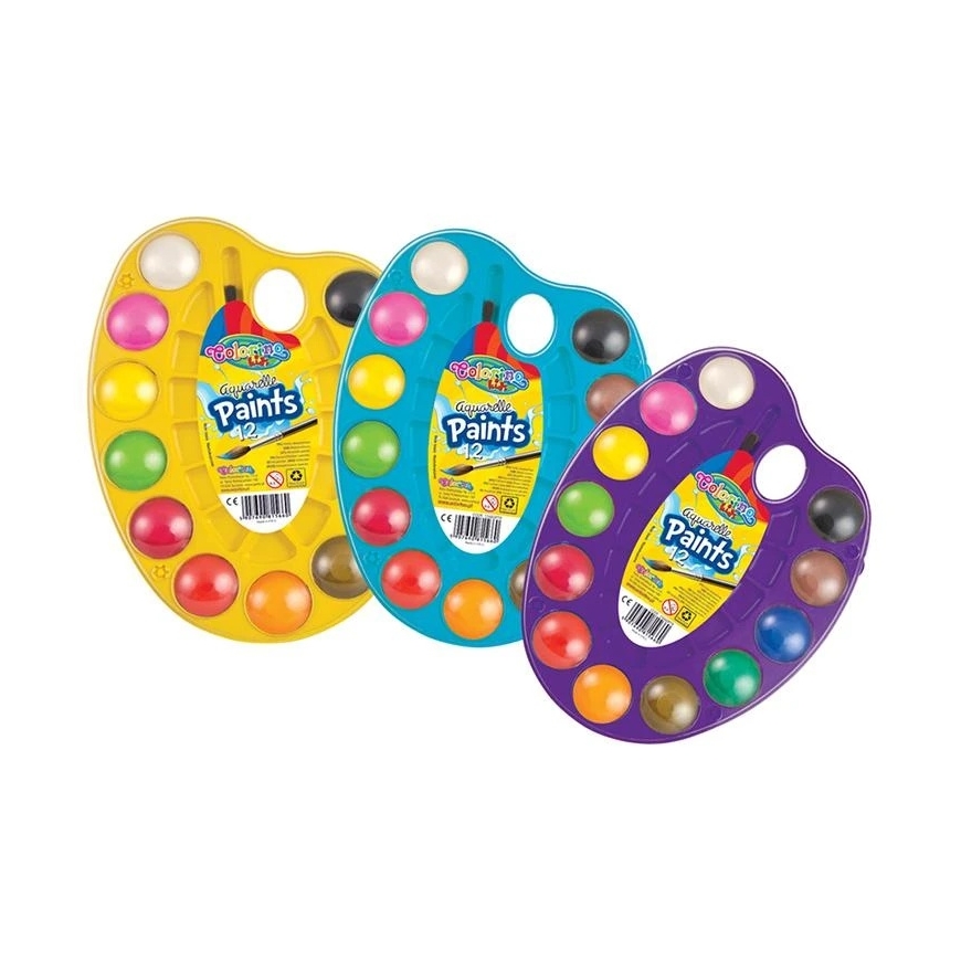 COLORINO akvarellid, 12 värvi komplekt – 2