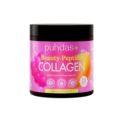 Puhdas+ Beauty Collagen Powder, Raspberry-Lemon, 80 g
