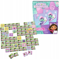 Spin Master Gabby's Dollhouse Memo Cat House Gabi Memory Game 72 Character Cards
