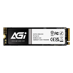 SSD AGI TEHNOLOĢIJA 600xTBW vērtējums MTBF 1600000 h Nolasīšanas ātrums 3200 MB/s Ieraksta ātrums 1700 MB/s NVMe Jā PCI Express 
