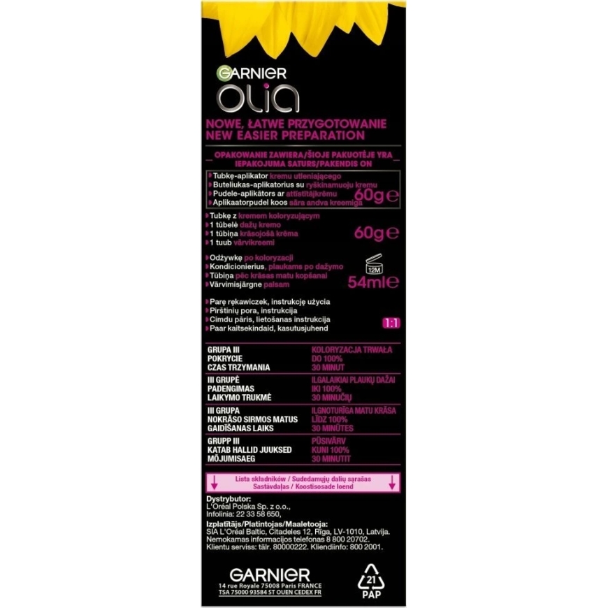 Garnier Olia Pysyvä Väri 5.35 Suklaaprusse – 3