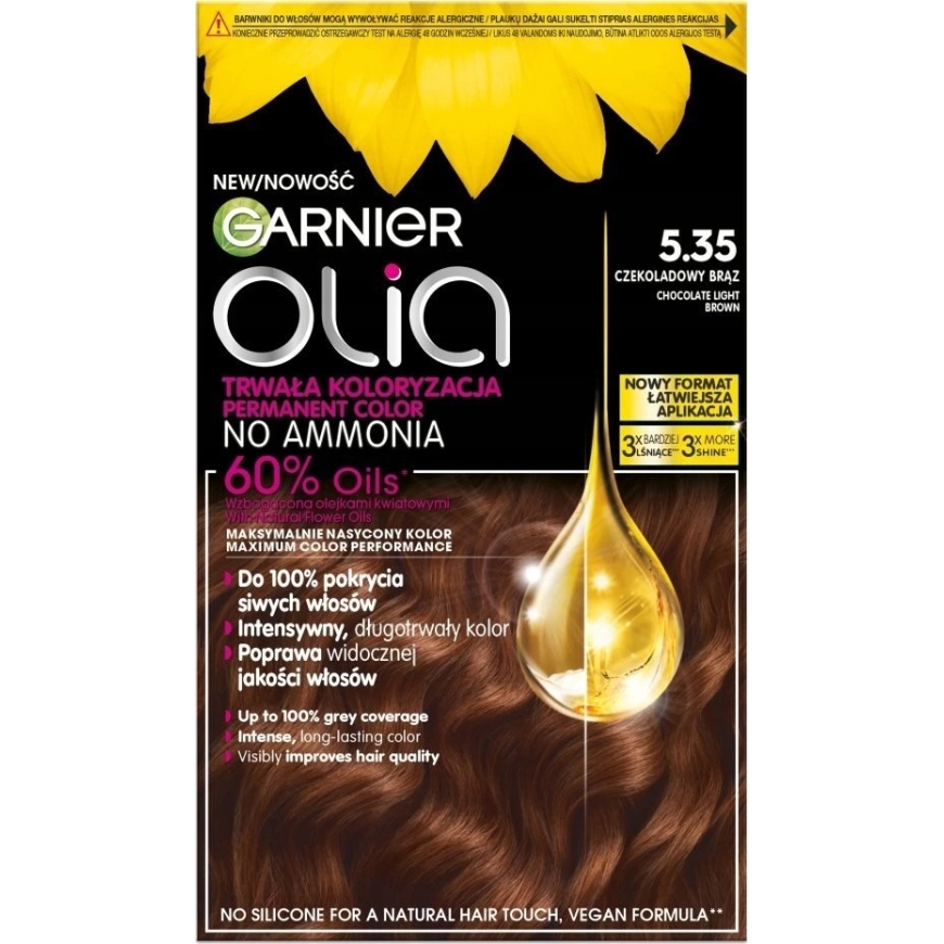 Garnier Olia Pysyvä Väri 5.35 Suklaaprusse – 5