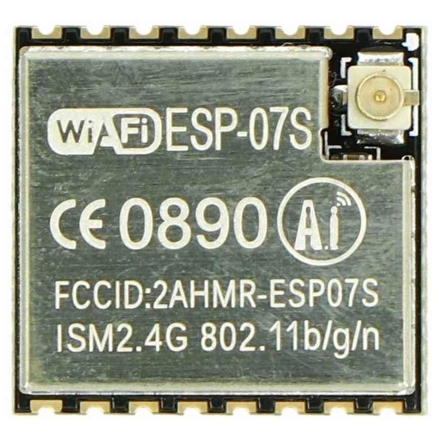 Oem WiFi modulis ESP-07S ESP8266 - 9 GPIO, ADC, u.FL jungtis – 2