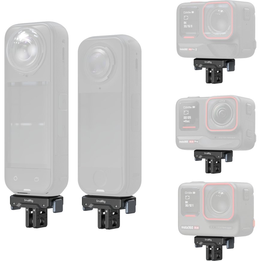 SmallRig 5814 pikakiinnšanas adapters, Insta360 X5 / X4 Air / Ace Pro 2 / Ace Pro / Ace – 4