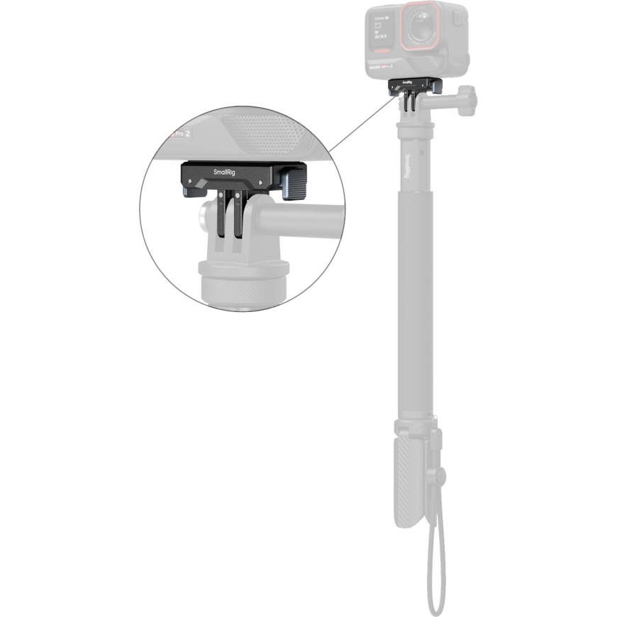 SmallRig 5814 pikakiinnšanas adapters, Insta360 X5 / X4 Air / Ace Pro 2 / Ace Pro / Ace – 5
