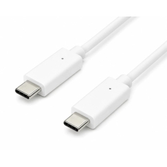 Accura USB-C - USB-C 2.0m 100W balta