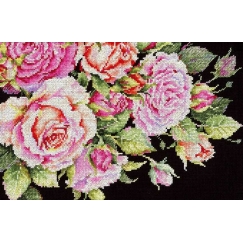 Beldizart Krustdūriena komplekts "Cēlas rozes" 18x27 cm SNV-949