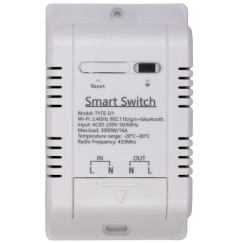 TUYA Smart Relay with External Temperature Sensor, Wi-Fi, RF, 16A, AC 85-250V