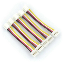Seeed Studio Grove, five socket-socket 4 contacts, 2mm / 5cm wire set with a clamp