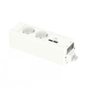 SCHNEIDER ELECTRIC UNICA SYSTEM+ MOD. UNIT 2XSCHUKO+USBA/C WHITE SCHNEIDER ELECTRIC UNICA SYSTEM+ MOD. UNIT 2XSCHUKO+USBA/C WHITE