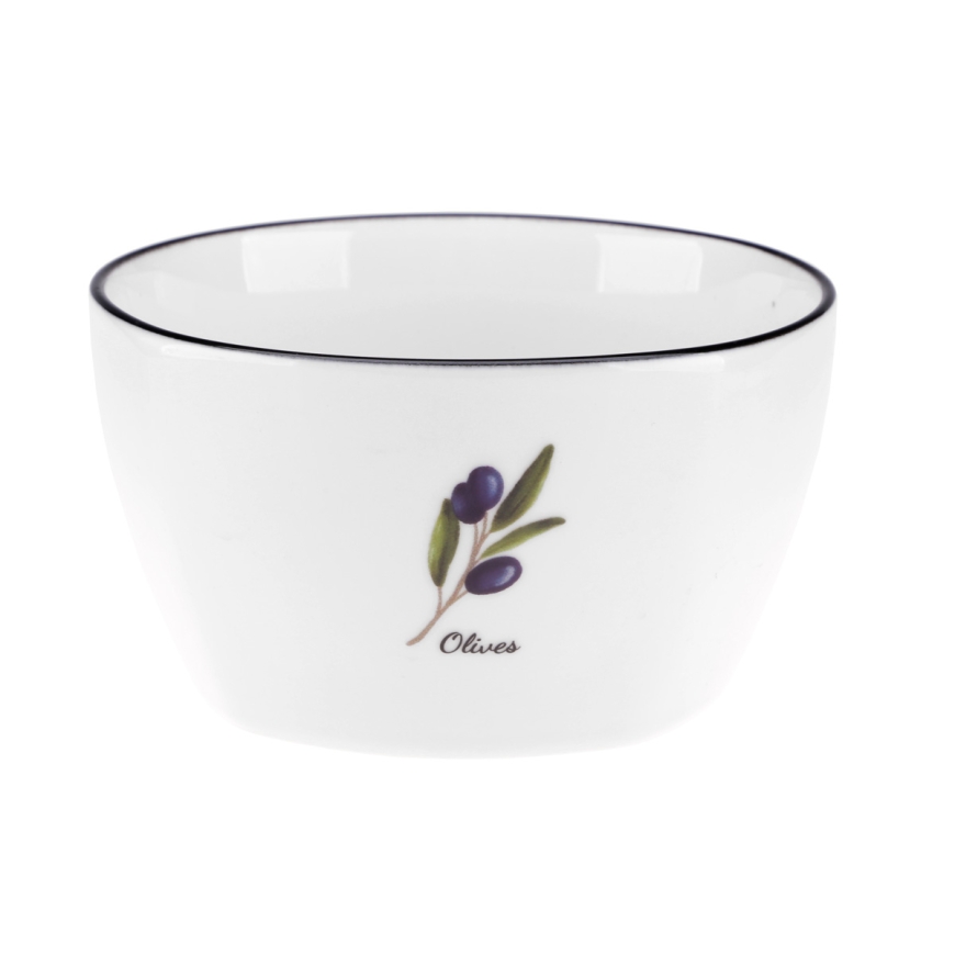 Porcelianinis dubuo, 350 ml, Alyvuogės, 11.5 x 11.5 x 6.5, 81474