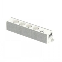 SCHNEIDER ELECTRIC UNICA SYSTEM+ MOD.UNIT 4XSCHUKO+USBA/C WHITE/GREY SCHNEIDER ELECTRIC UNICA SYSTEM+ MOD.UNIT 4XSCHUKO+USBA/C WHITE/GREY