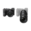 Sony A6700 järjestelmäkamera + 16-50mm + 70-350mm objektiivit