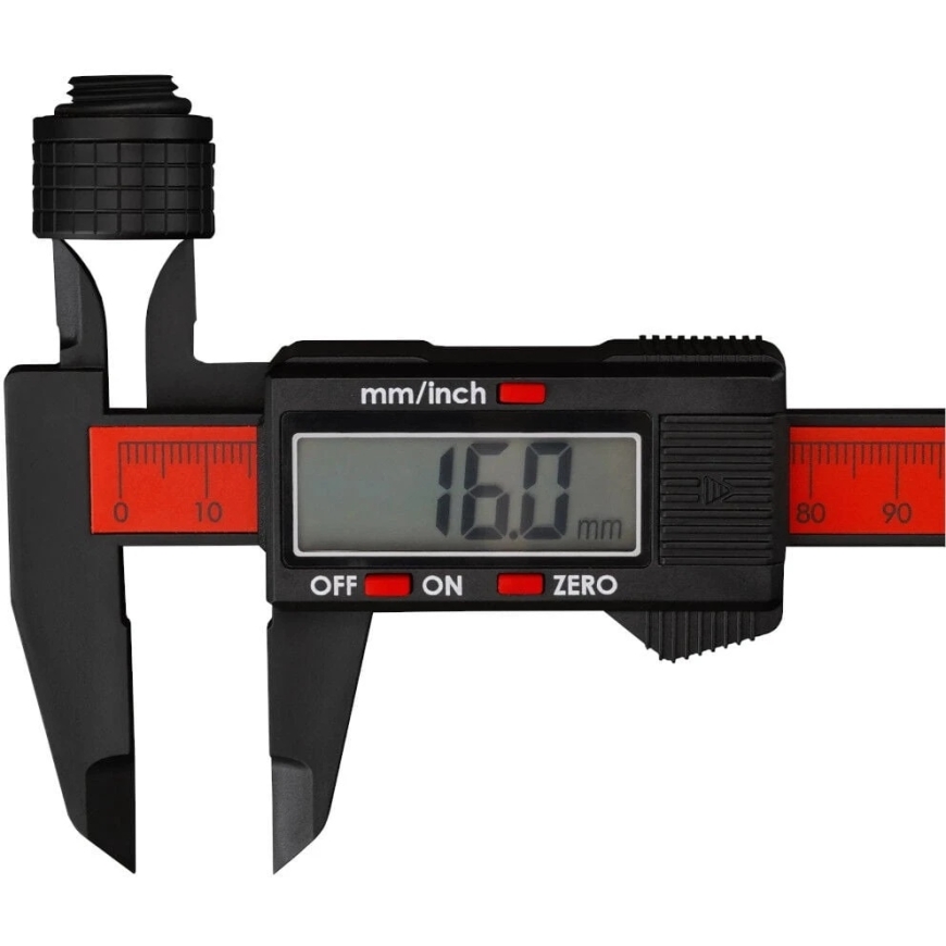 Thermal Grizzly Terminis "Grizzly TG" digital caliper, 150 mm, IP54, ABS and black – 3