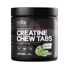 Star Nutrition Roheline Õun Kreatiin Närimistabletid 150 tk, 250 g