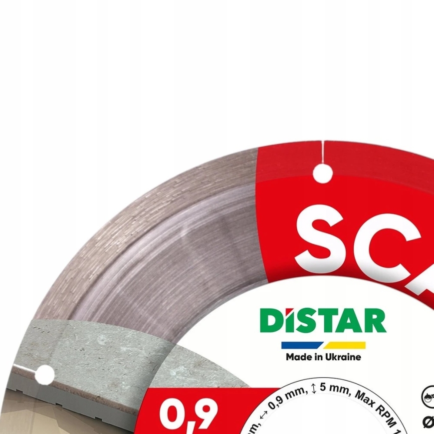 SCALPEL 0,9mm storio švaraus pjovimo diskas plytelėms ⌀100mm, DISTAR – 4