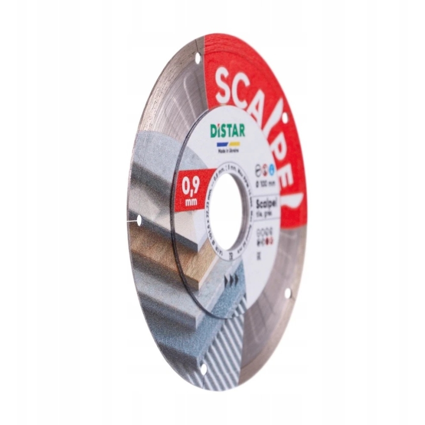 SCALPEL 0,9 mm puhta lõikeketas plaatidele ⌀100 mm, DISTAR – 5