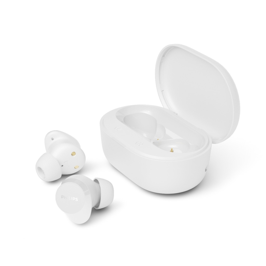 Philips TAT1300WT/00 wireless earbuds, white