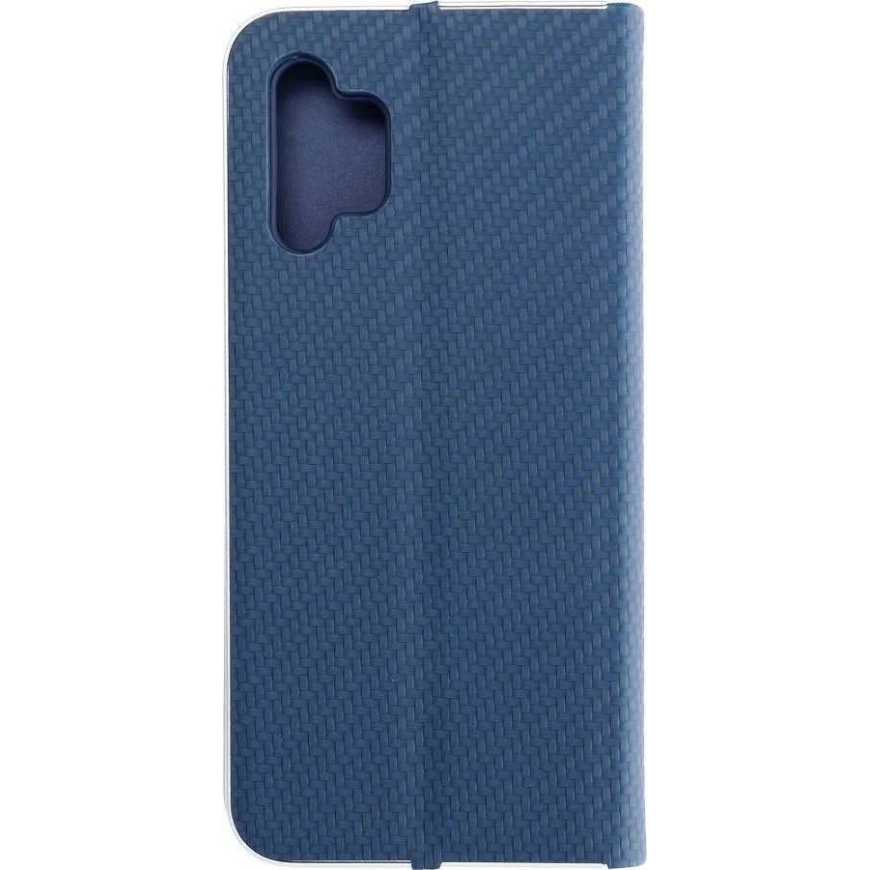 Forcell Oem LUNA Book Carbon vāciņš Samsung Galaxy A32 LTE (4G) zilā krāsā
