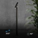V-tac 4W LED pastatomas lauko šviestuvas, juodas, 3000K V-tac 4W LED pastatomas lauko šviestuvas, juodas, 3000K