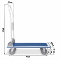 Humberg Heavy-Duty Hand Trolley, 300 kg Capacity, Foldable Platform Trolley, Warehouse Transport Trolley, Industrial Trolley Humberg Heavy-Duty Hand Trolley, 300 kg Capacity, Foldable Platform Trolley, Warehouse Transport Trolley, Industrial Trolley