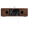 AKAI AM-100 RHAPSODY Stereo system 30W RMS, Bluetooth 5.0, DAB+/FM, CD/USB, AUX, brown black AKAI AM-100 RHAPSODY Stereo system 30W RMS, Bluetooth 5.0, DAB+/FM, CD/USB, AUX, brown black