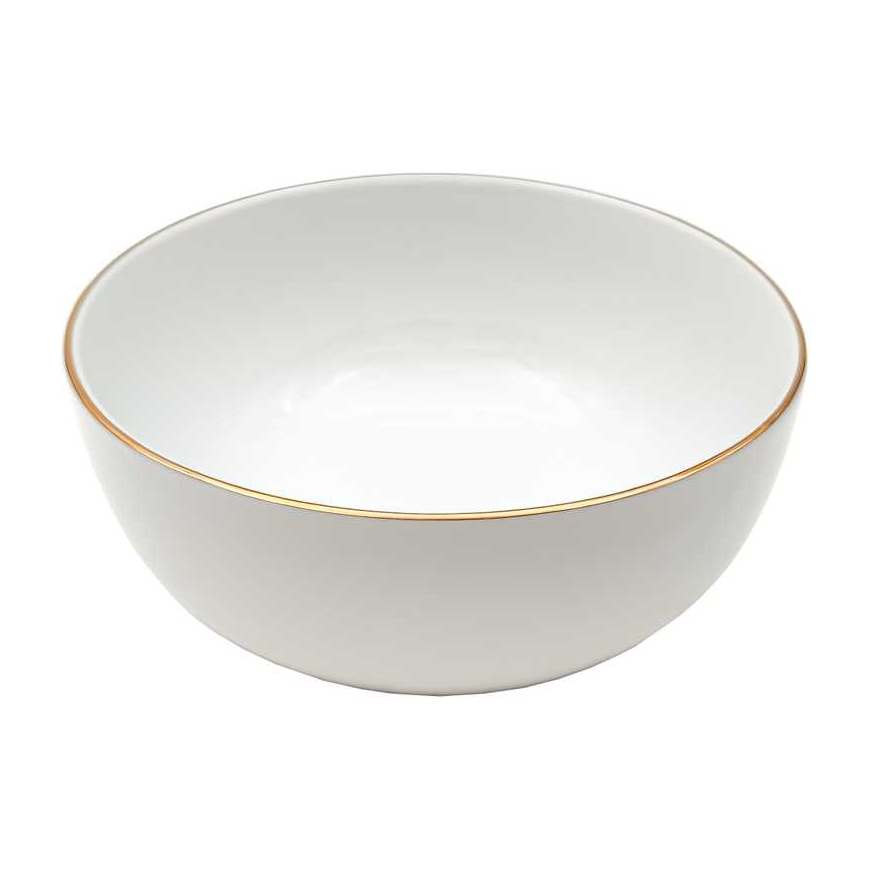 Alumina Bļodiņa Gold, porcelāns, 950 ml, D 16,6 cm, H 7,5 cm, gab.