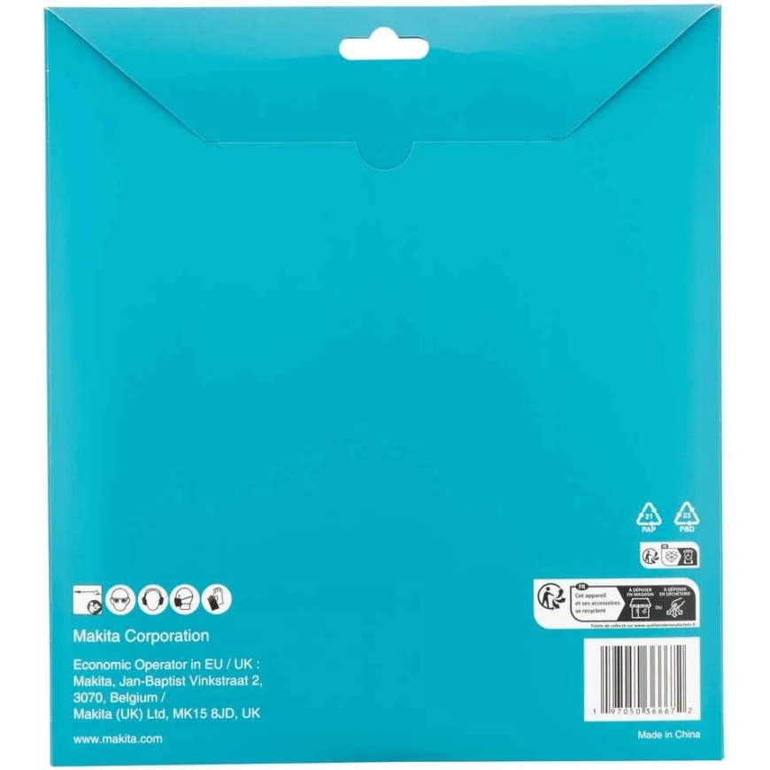 Makita Seinte Pahtli Hõõrdepaber (5 tk), φ225mm, A240 D-82242 DSL801 – 5