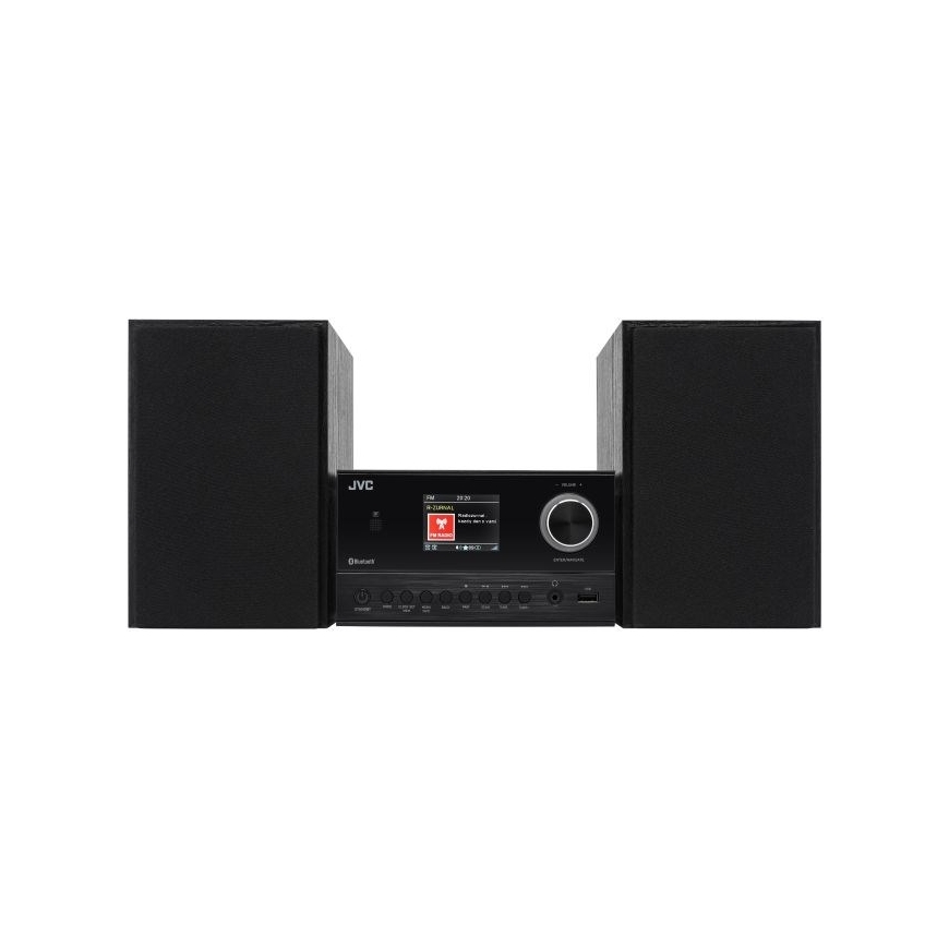 JVC UX-E225B Mini hi-fi sistēma melnā
