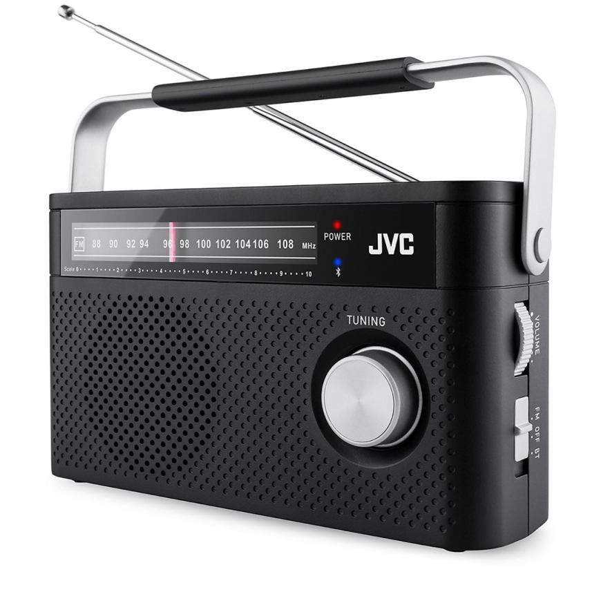 JVC RA-E315B Kandev raadio Must – 4