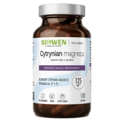 BIOWEN Magneesiumtsitraat – toidulisand inimestele – 100 kapslit