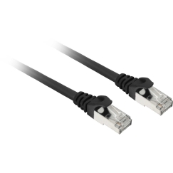 Сетевой кабель Sharkoon RJ45 SFTP Cat7a незавершенный 3 м Черный