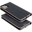 Чехол OEM LUNA Book Gold для Samsung Galaxy A54 5G черного цвета