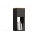 GALAX 20/1S BEDSIDE TABLE, ANTHRACITE/ARTISAN GALAX 20/1S BEDSIDE TABLE, ANTHRACITE/ARTISAN