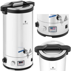 Royal Catering Zupu katls alus ražošanai ar nerūsējošā tērauda taimeri 30-110C LED 2500 W 30 l