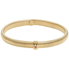 Tommy Hilfiger Elegant Gold-Plated Women’s Bracelet "Stretch Bracelet" 2781005