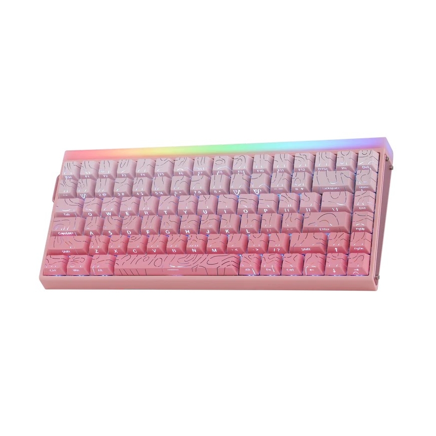 HERO84 HE PINK+Gradient+Contour Dragon King RGB AULA tiivistenäppäimistö