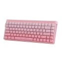 Клавиатура AULA HERO84 HE PINK + Градиент + Контур Dragon King RGB с прокладкой