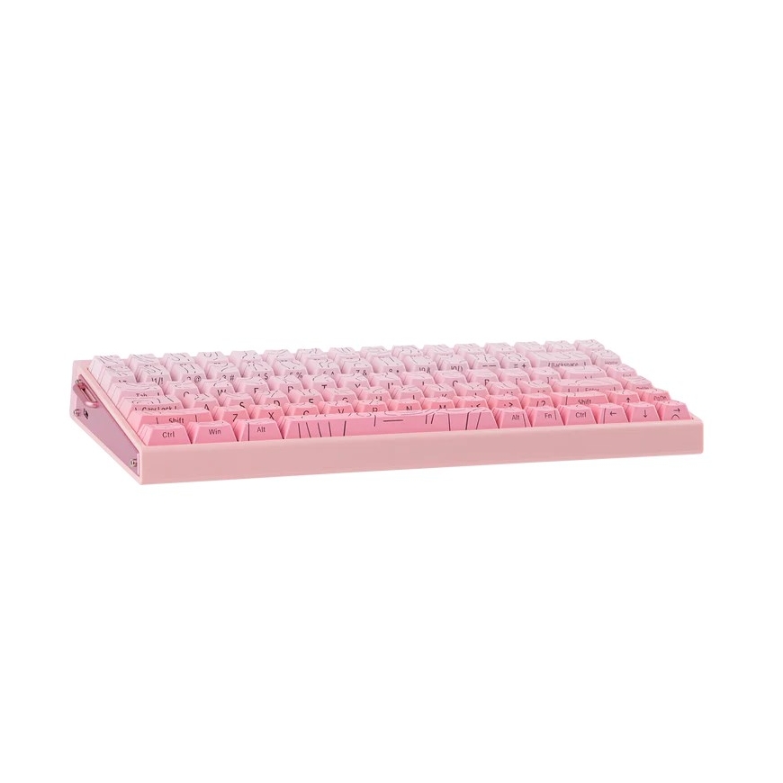 HERO84 HE PINK+Gradient+Contour Dragon King RGB AULA guminis klaviatūra – 3