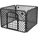 Leobert FOLDED PET CAGE 90 x 90 x 60cm Black Leobert FOLDED PET CAGE 90 x 90 x 60cm Black