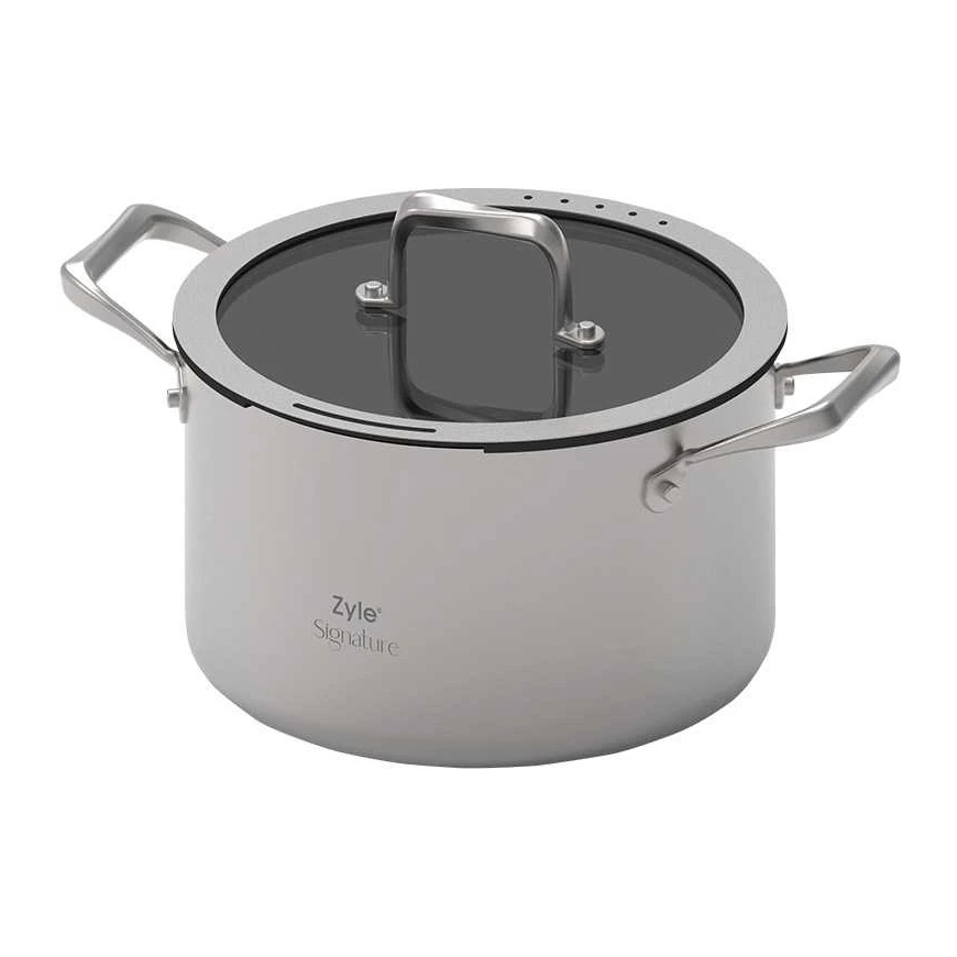 Zyle Signature ZY1640CS roostevaba terasest pott, 6,5 l