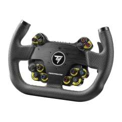EVO Racing 31U Leather | Wheel Rim with Hub for Simracing | Black